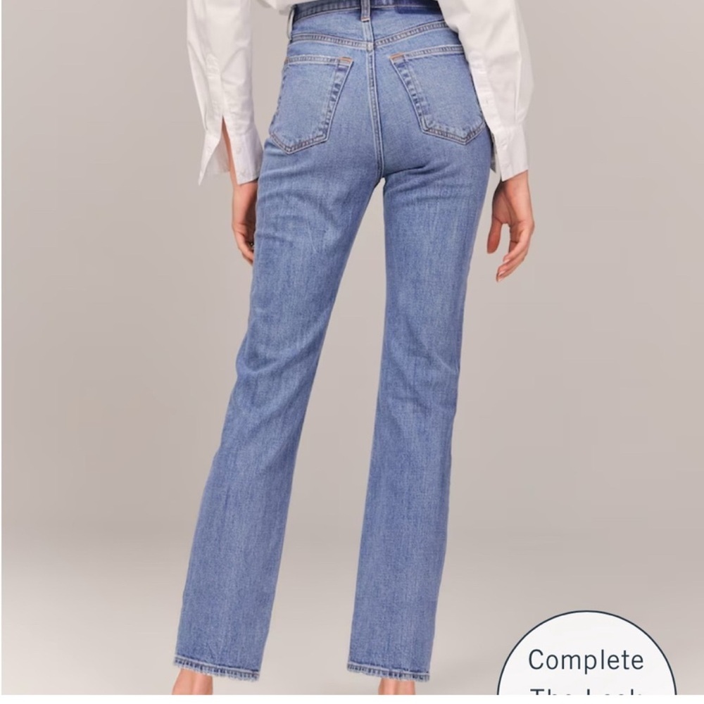 Ultra High Rise Ankle Straight Jean - Picture 5 of 16
